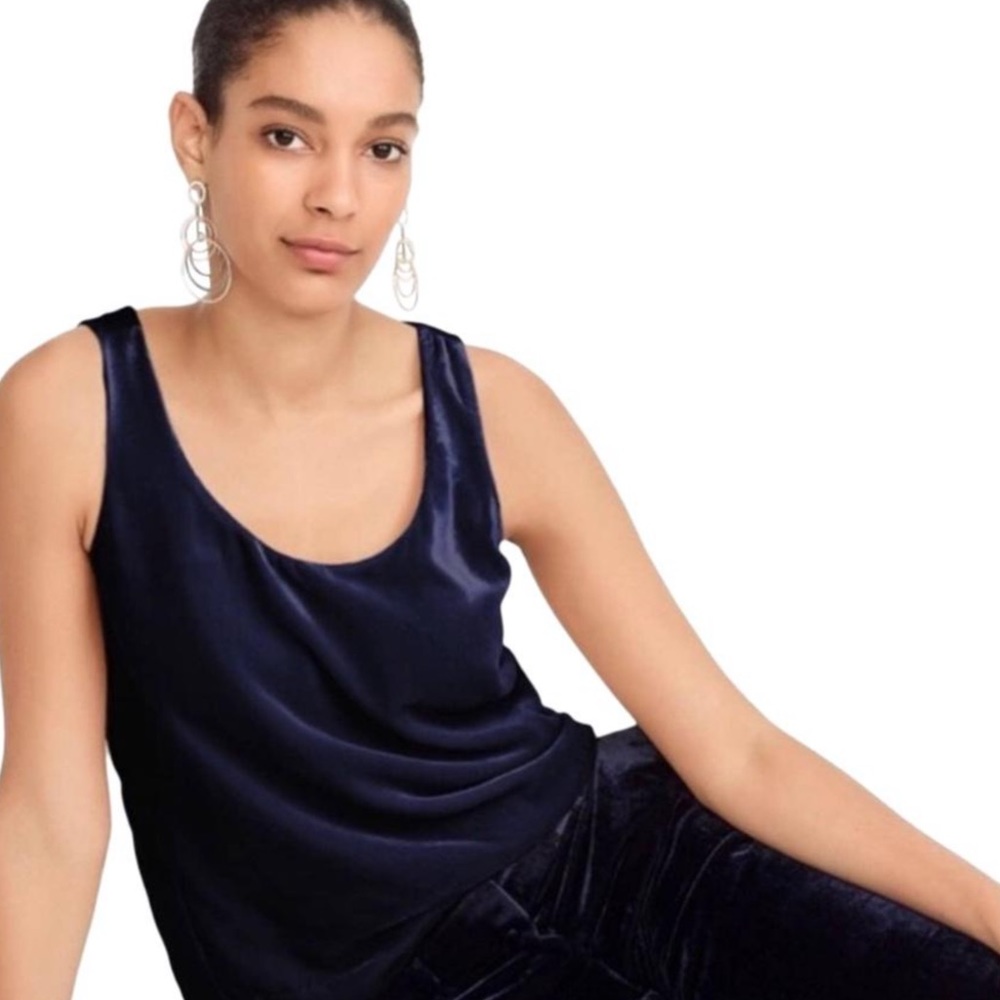 J.Crew Velvet Top